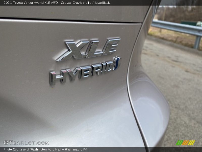 Coastal Gray Metallic / Java/Black 2021 Toyota Venza Hybrid XLE AWD