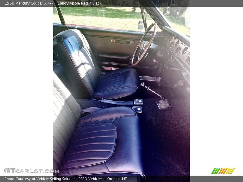 Front Seat of 1968 Cougar XR-7