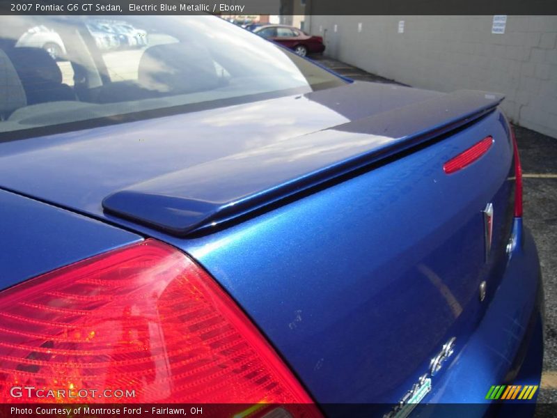 Electric Blue Metallic / Ebony 2007 Pontiac G6 GT Sedan
