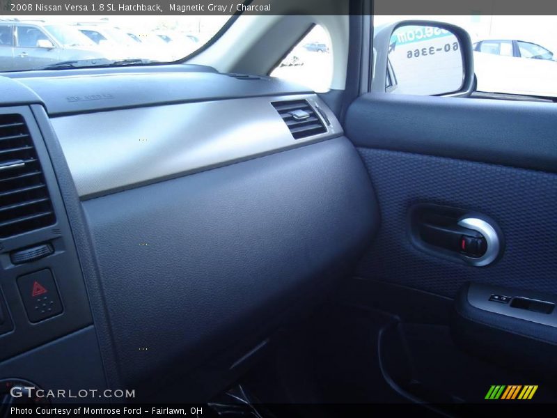 Magnetic Gray / Charcoal 2008 Nissan Versa 1.8 SL Hatchback