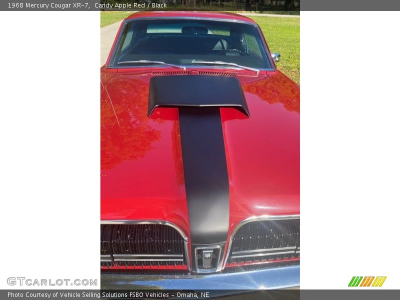Candy Apple Red / Black 1968 Mercury Cougar XR-7