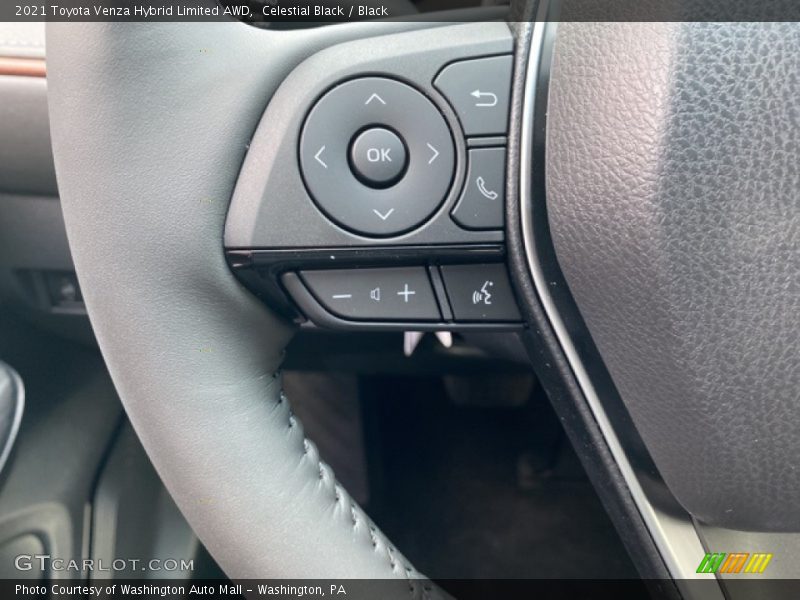 Celestial Black / Black 2021 Toyota Venza Hybrid Limited AWD