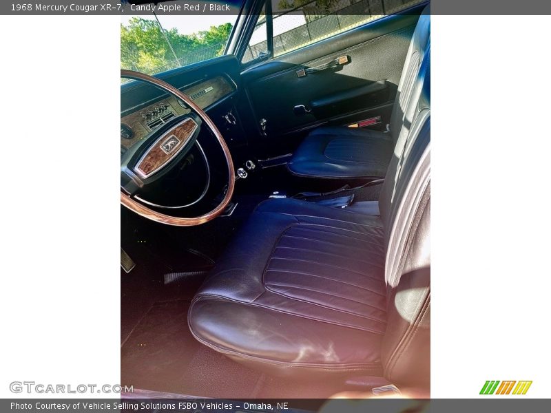 Candy Apple Red / Black 1968 Mercury Cougar XR-7