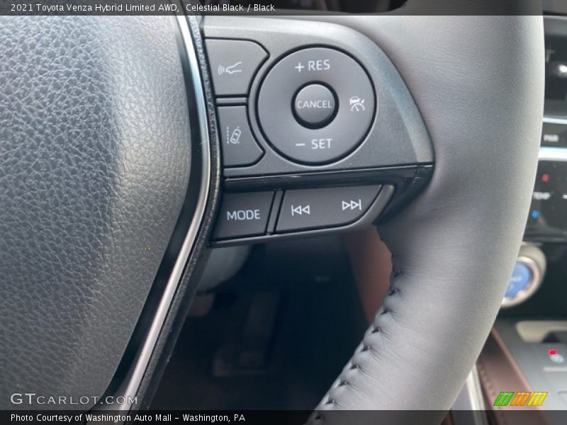 Celestial Black / Black 2021 Toyota Venza Hybrid Limited AWD