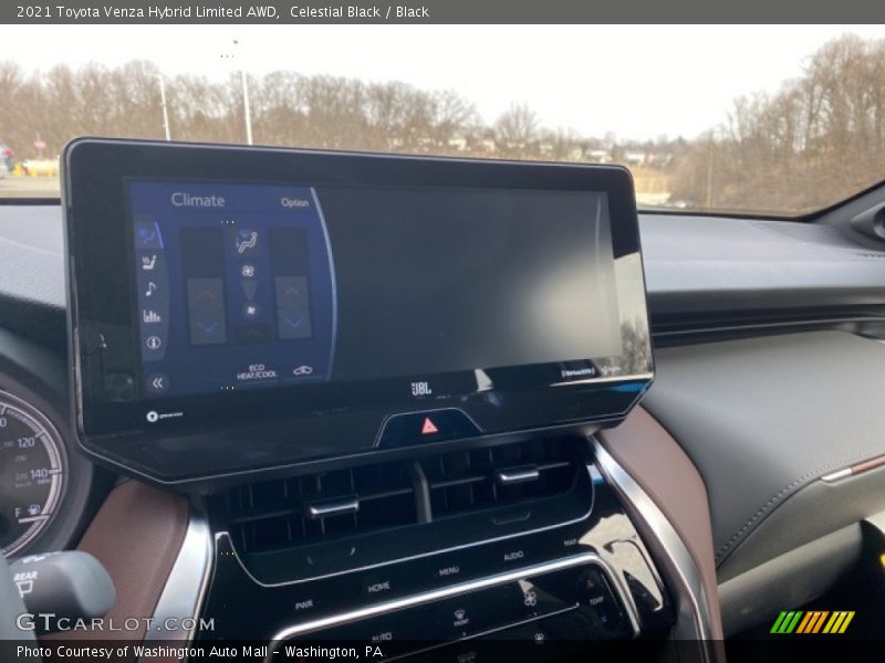 Celestial Black / Black 2021 Toyota Venza Hybrid Limited AWD