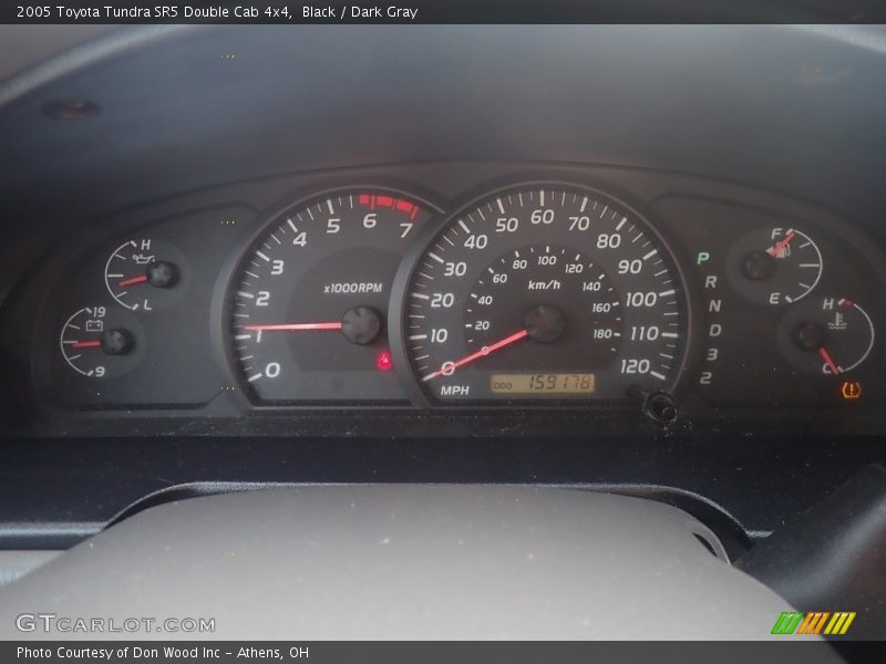 Black / Dark Gray 2005 Toyota Tundra SR5 Double Cab 4x4