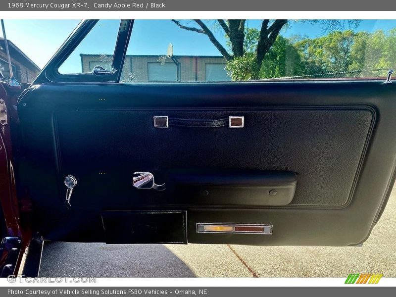 Candy Apple Red / Black 1968 Mercury Cougar XR-7