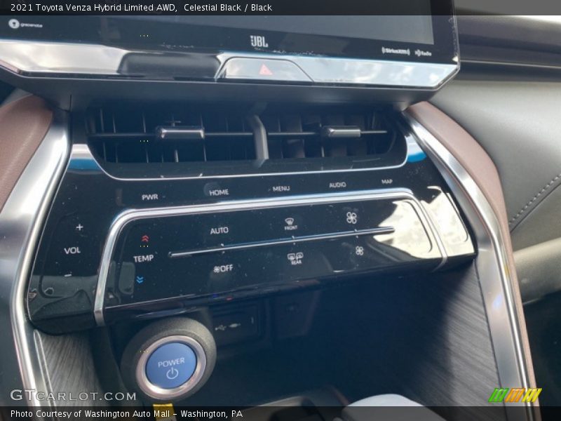 Celestial Black / Black 2021 Toyota Venza Hybrid Limited AWD