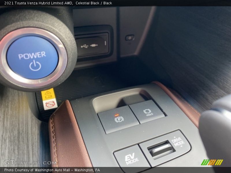 Celestial Black / Black 2021 Toyota Venza Hybrid Limited AWD