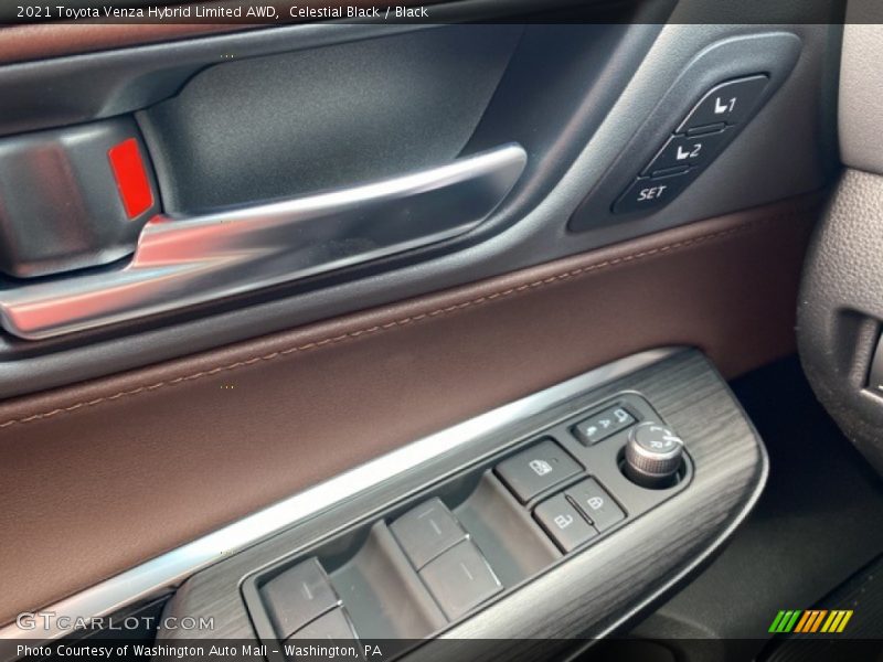 Celestial Black / Black 2021 Toyota Venza Hybrid Limited AWD