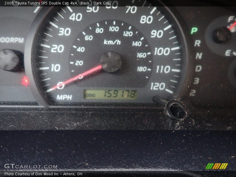 Black / Dark Gray 2005 Toyota Tundra SR5 Double Cab 4x4