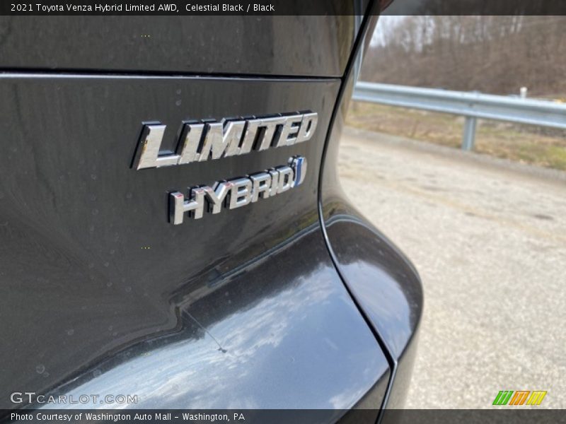Celestial Black / Black 2021 Toyota Venza Hybrid Limited AWD