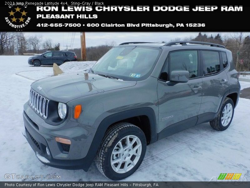 Sting-Gray / Black 2021 Jeep Renegade Latitude 4x4
