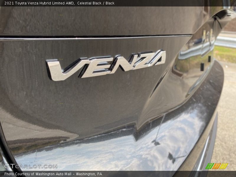 Celestial Black / Black 2021 Toyota Venza Hybrid Limited AWD