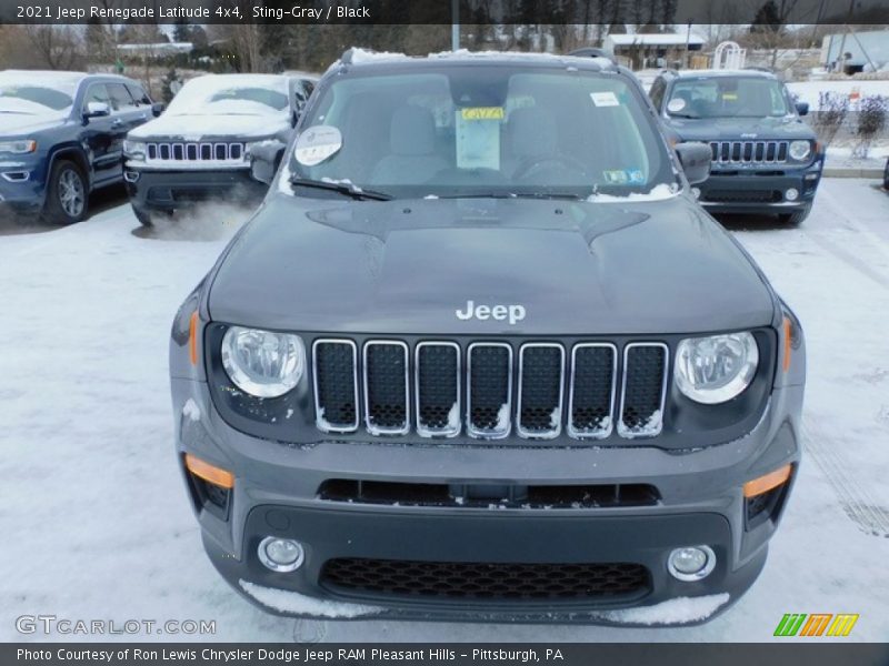 Sting-Gray / Black 2021 Jeep Renegade Latitude 4x4