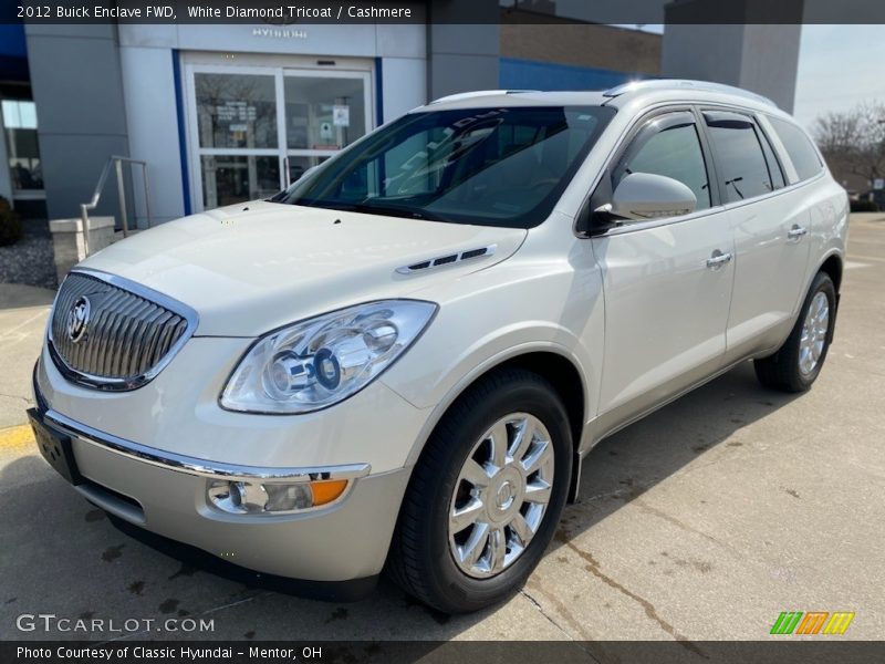 White Diamond Tricoat / Cashmere 2012 Buick Enclave FWD