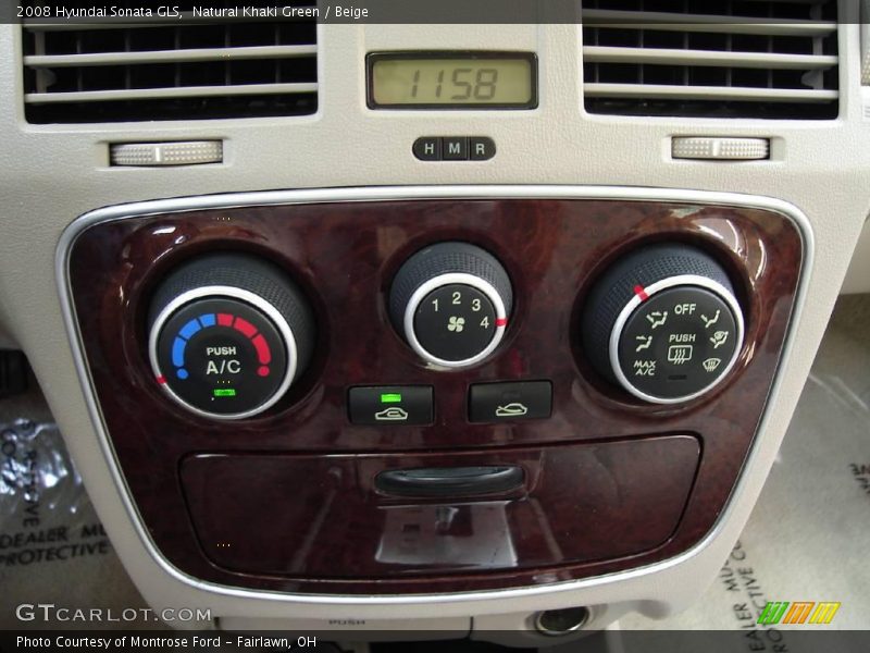 Natural Khaki Green / Beige 2008 Hyundai Sonata GLS