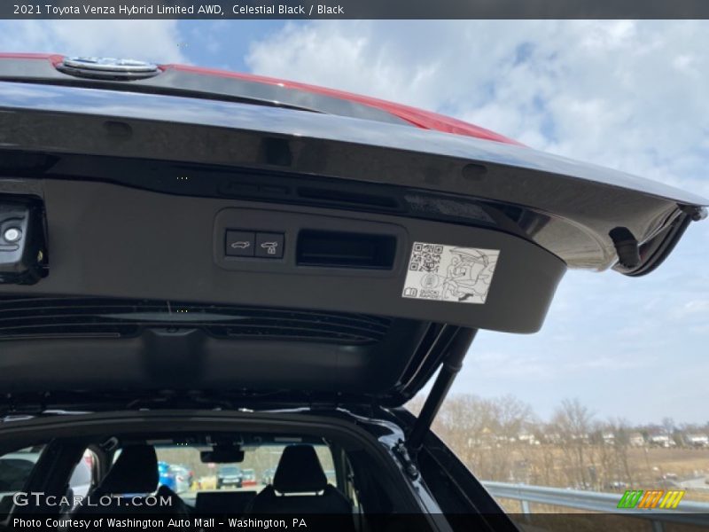 Celestial Black / Black 2021 Toyota Venza Hybrid Limited AWD