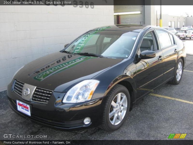 Onyx Black / Frost 2006 Nissan Maxima 3.5 SL