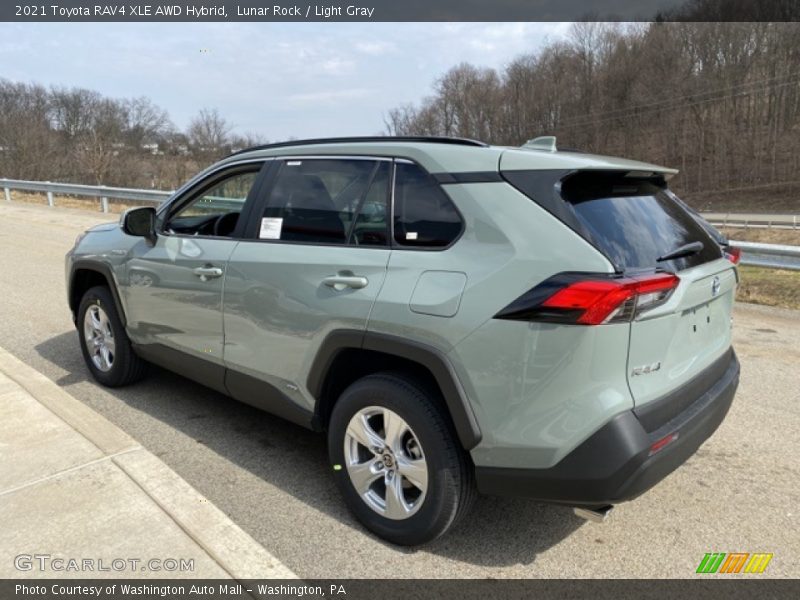 Lunar Rock / Light Gray 2021 Toyota RAV4 XLE AWD Hybrid