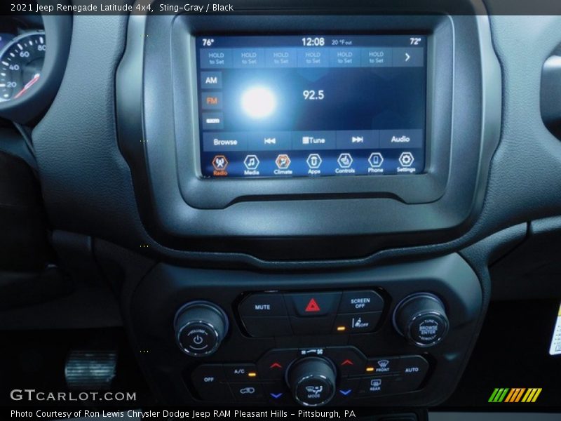 Sting-Gray / Black 2021 Jeep Renegade Latitude 4x4