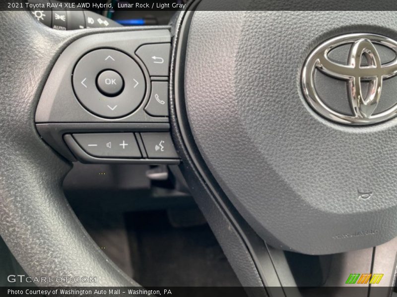 Lunar Rock / Light Gray 2021 Toyota RAV4 XLE AWD Hybrid