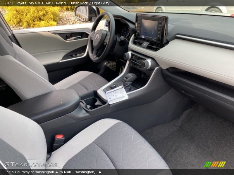 Lunar Rock / Light Gray 2021 Toyota RAV4 XLE AWD Hybrid