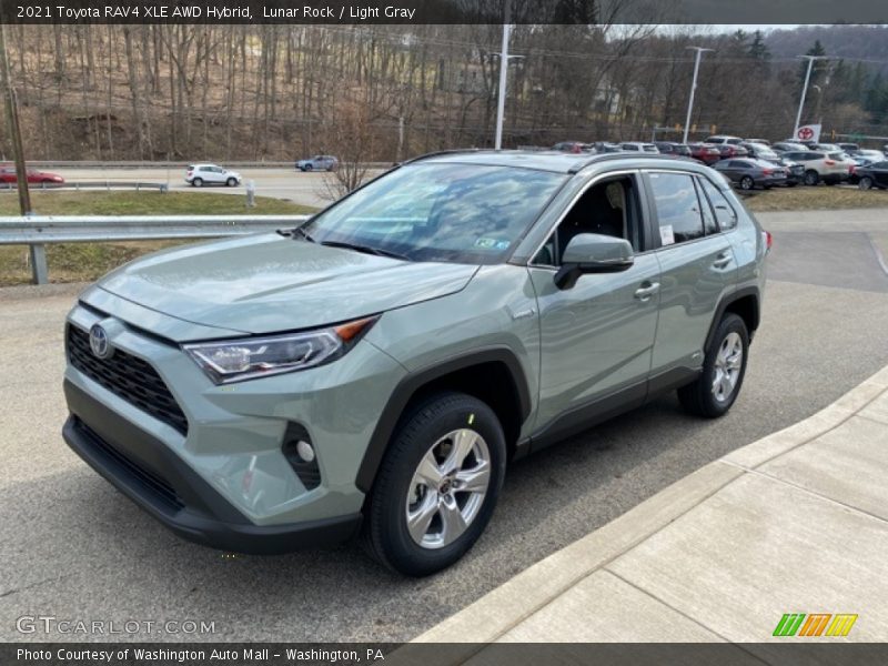 Lunar Rock / Light Gray 2021 Toyota RAV4 XLE AWD Hybrid