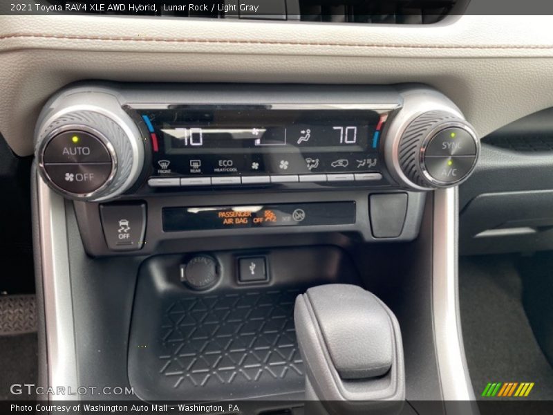 Lunar Rock / Light Gray 2021 Toyota RAV4 XLE AWD Hybrid