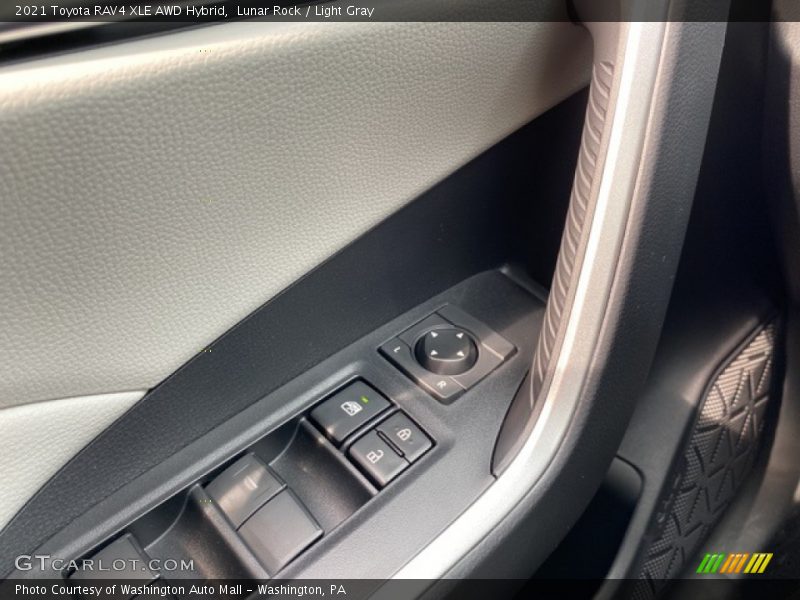 Lunar Rock / Light Gray 2021 Toyota RAV4 XLE AWD Hybrid