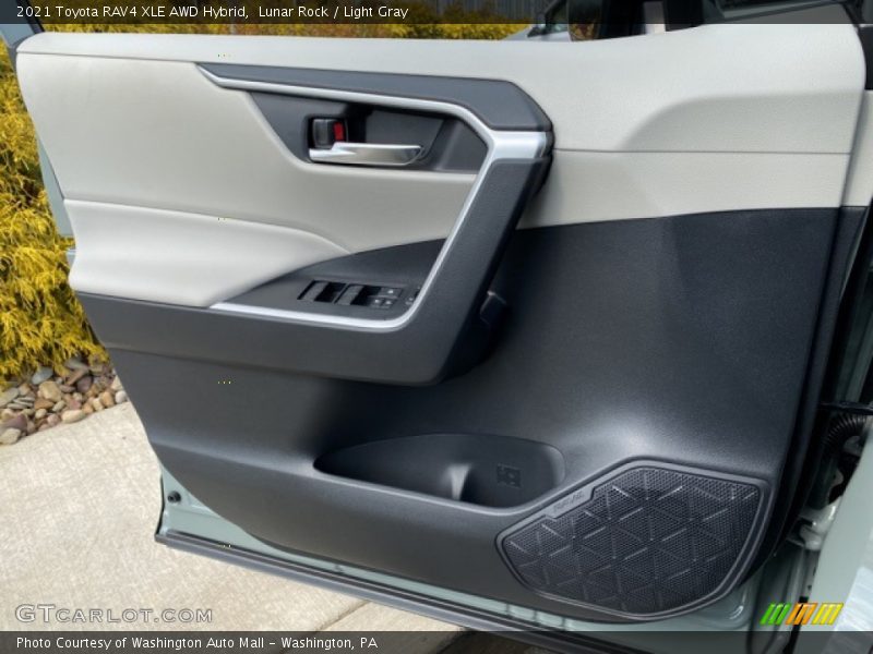 Lunar Rock / Light Gray 2021 Toyota RAV4 XLE AWD Hybrid