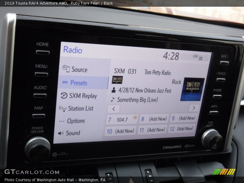 Ruby Flare Pearl / Black 2019 Toyota RAV4 Adventure AWD