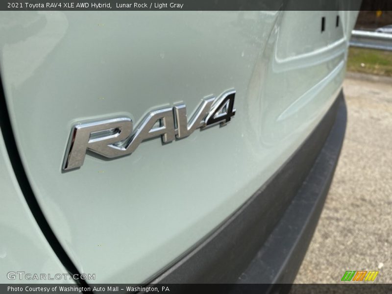 Lunar Rock / Light Gray 2021 Toyota RAV4 XLE AWD Hybrid