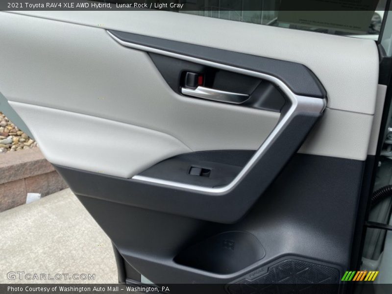 Lunar Rock / Light Gray 2021 Toyota RAV4 XLE AWD Hybrid