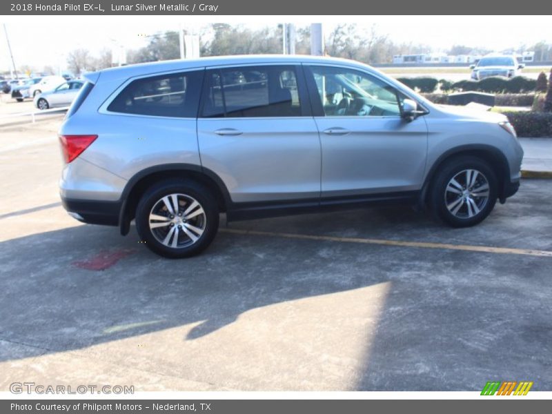 Lunar Silver Metallic / Gray 2018 Honda Pilot EX-L