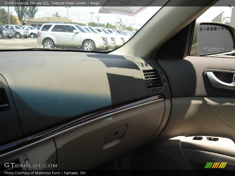 Natural Khaki Green / Beige 2008 Hyundai Sonata GLS