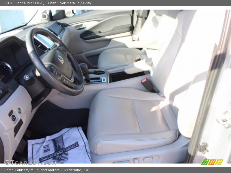 Lunar Silver Metallic / Gray 2018 Honda Pilot EX-L
