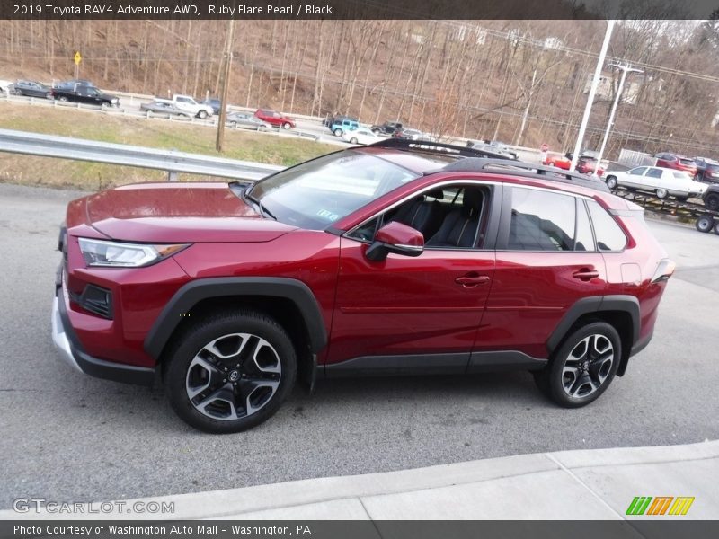 Ruby Flare Pearl / Black 2019 Toyota RAV4 Adventure AWD