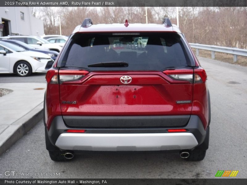 Ruby Flare Pearl / Black 2019 Toyota RAV4 Adventure AWD