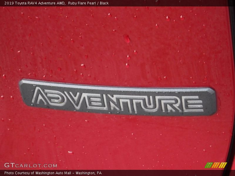 Ruby Flare Pearl / Black 2019 Toyota RAV4 Adventure AWD
