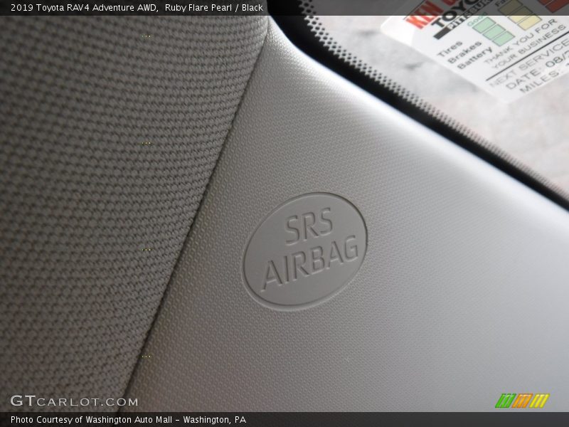 Ruby Flare Pearl / Black 2019 Toyota RAV4 Adventure AWD