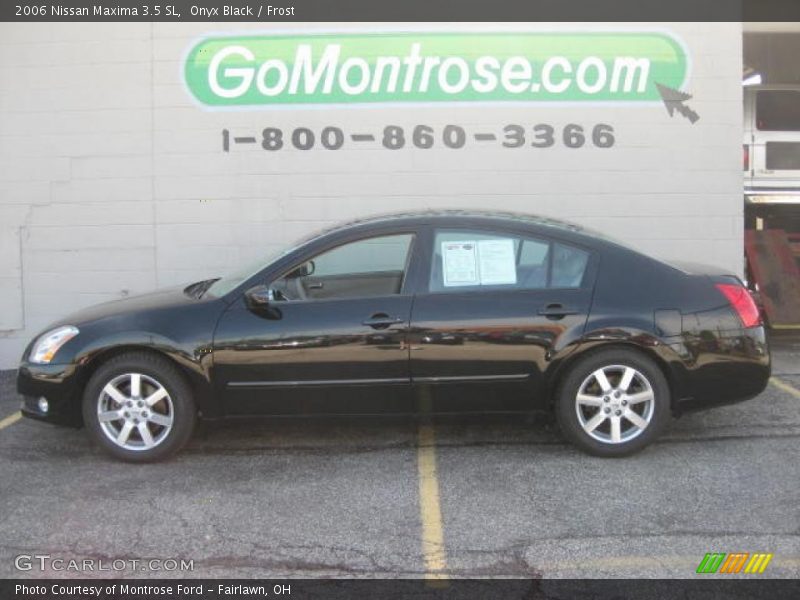 Onyx Black / Frost 2006 Nissan Maxima 3.5 SL