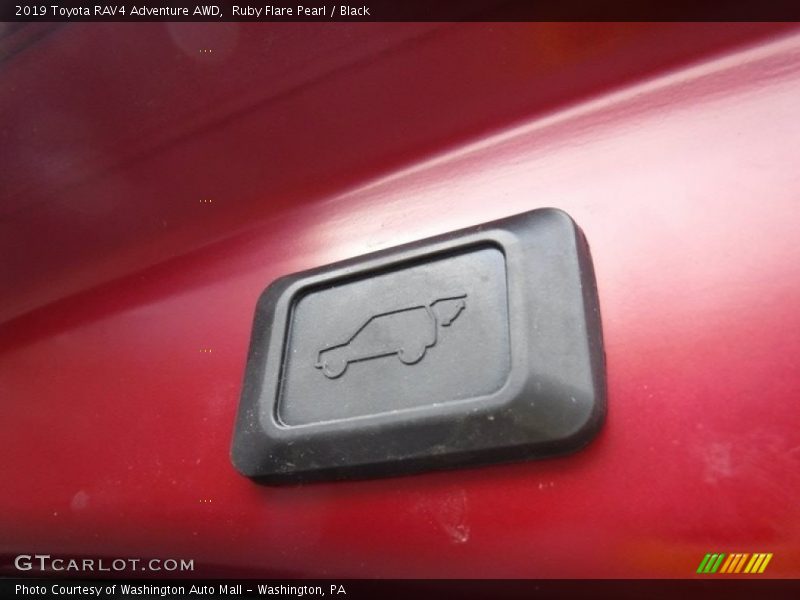 Ruby Flare Pearl / Black 2019 Toyota RAV4 Adventure AWD