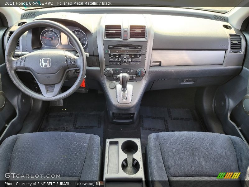Polished Metal Metallic / Black 2011 Honda CR-V SE 4WD