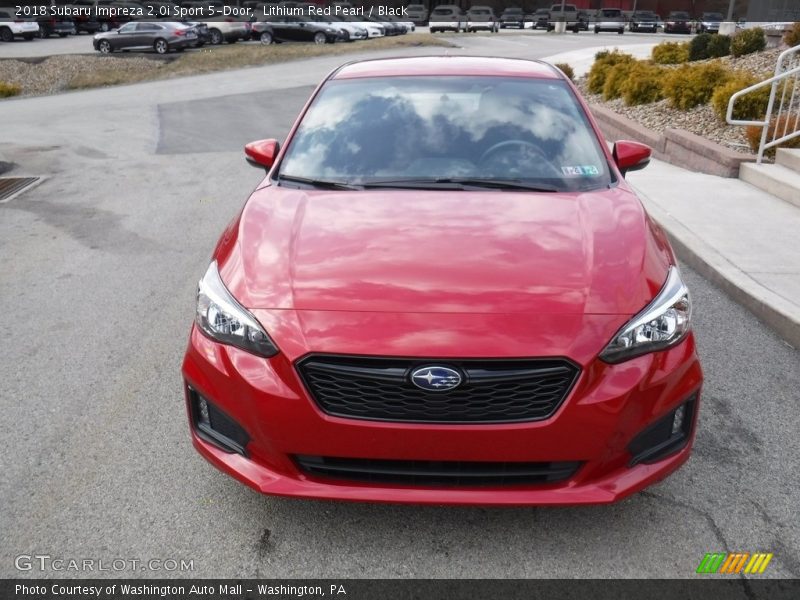 Lithium Red Pearl / Black 2018 Subaru Impreza 2.0i Sport 5-Door