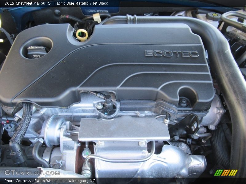 Pacific Blue Metallic / Jet Black 2019 Chevrolet Malibu RS