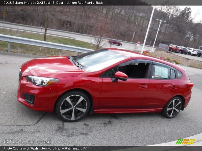 Lithium Red Pearl / Black 2018 Subaru Impreza 2.0i Sport 5-Door