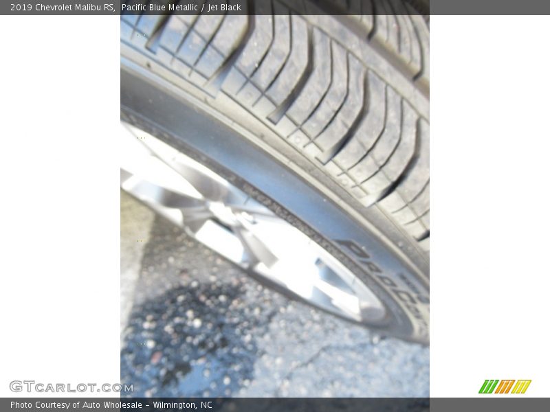 Pacific Blue Metallic / Jet Black 2019 Chevrolet Malibu RS