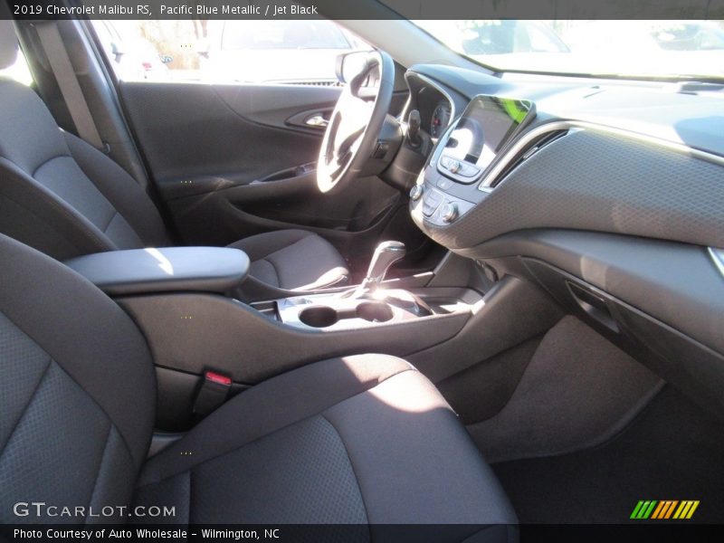 Pacific Blue Metallic / Jet Black 2019 Chevrolet Malibu RS