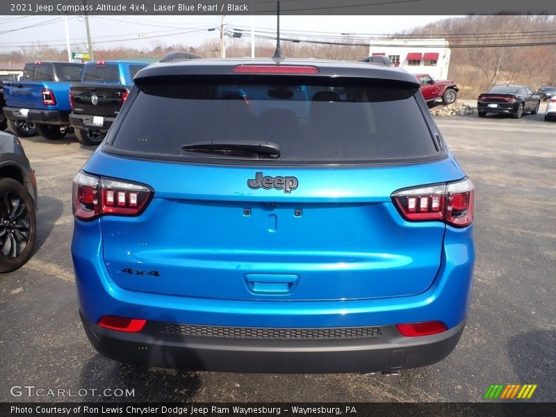 Laser Blue Pearl / Black 2021 Jeep Compass Altitude 4x4